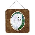 Micasa American Eskimo Aluminium Metal Wall Or Door Hanging Prints MI239505